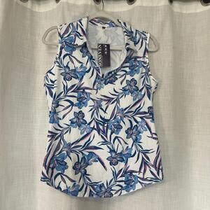 Sonevan NWT Golf Athletic Collared Sleeveless Top M